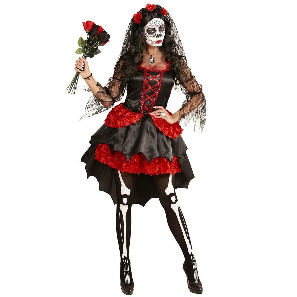 WIDMANN Déguisement fiancée jour des morts - Femme - L - 40/42