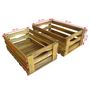 Voir la diapositive 6 : VIDAXL Caisse a pommes 2 pcs Bois d'acacia massif