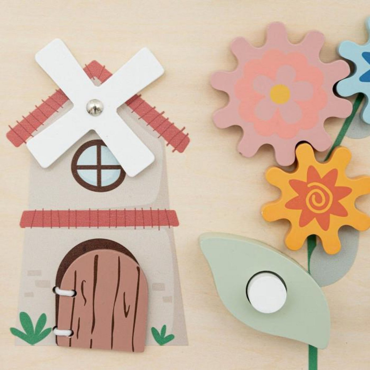 Atmosphera Kids Planche d'Activités  Bois  30cm Naturel