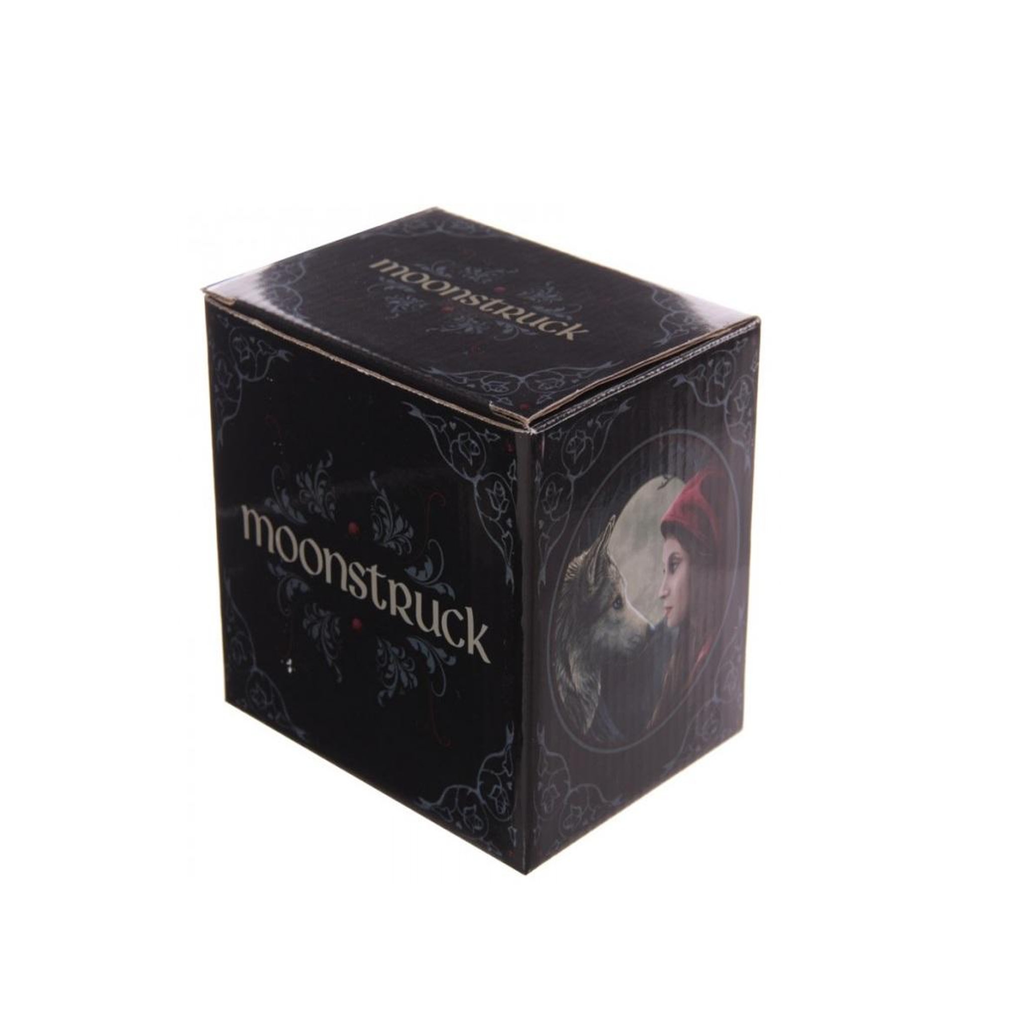 Voir la diapositive 5 : Eden Mug chaperon rouge et loup sous la pleine lune par lisa parker