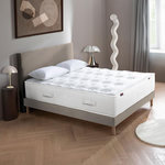 DODO Matelas LE VERITABLE mi-ferme - Blanc. Coloris disponibles : Blanc