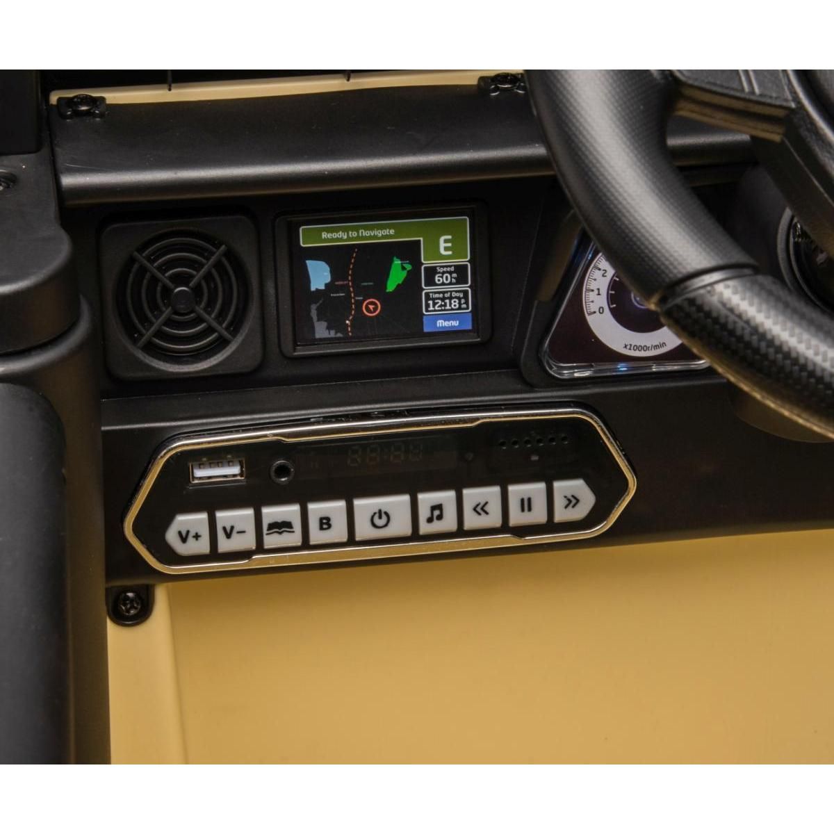 MILLY MALLY Véhiculeride-on Toyota FJ Cruiser Khaki