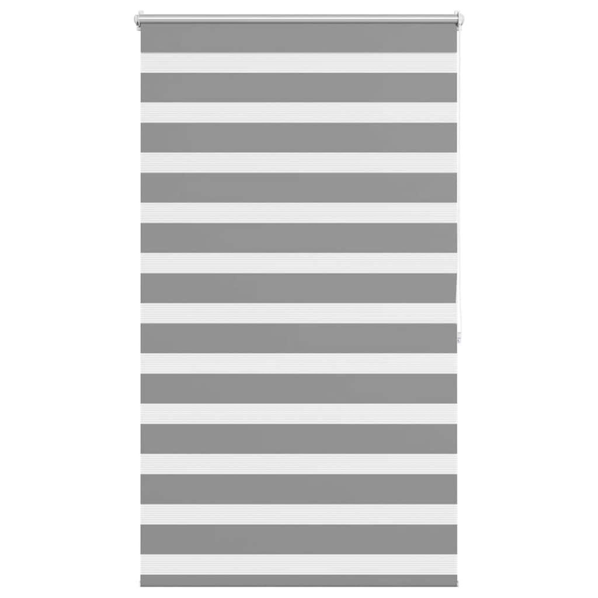 VIDAXL Store venitien zebre 100,9 x 175 cm, largeur du tissu 96,7 cm, gris