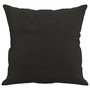Voir la diapositive 4 : VIDAXL Coussins decoratifs lot de 2 Noir 40x40 cm Tissu
