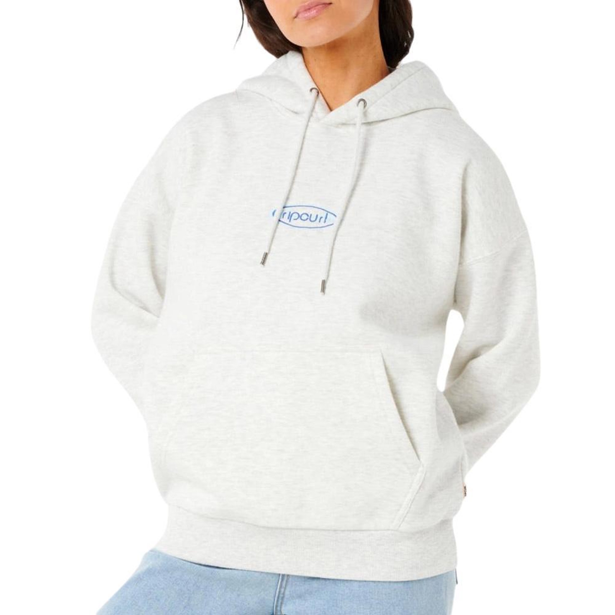 Rip Curl Sweat à Capuche Gris Chiné Femme Rip Curl Neon Isles Heritage. Coloris disponibles : Gris