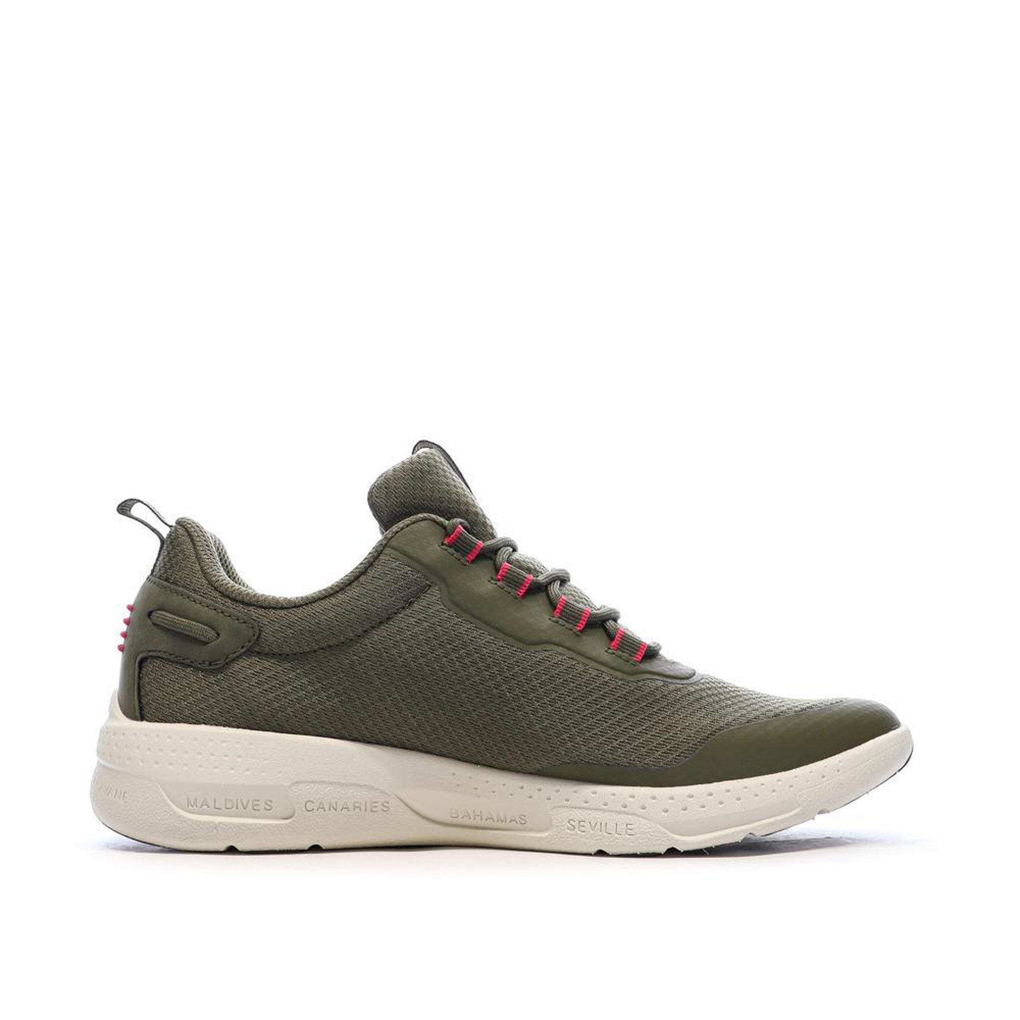 Voir la diapositive 2 : TBS Baskets Kaki Femme TBS JAZZEVO