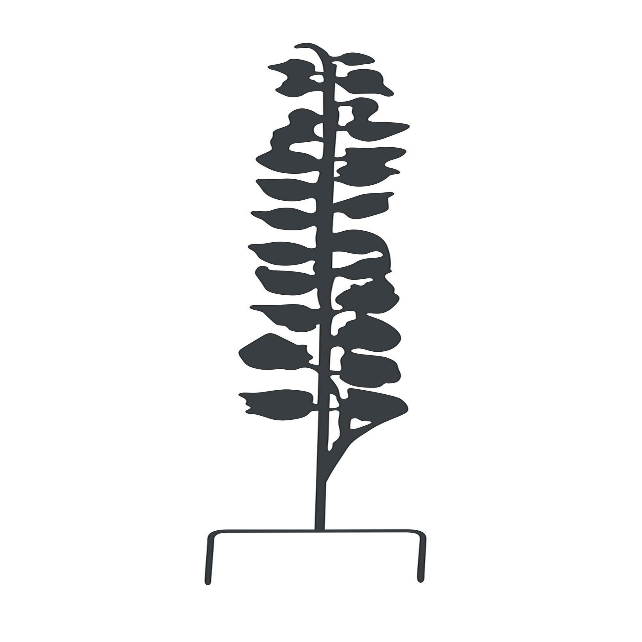 CENTRALE BRICO Déco en métal à planter Physalis - 9x70 cm - anthracite
