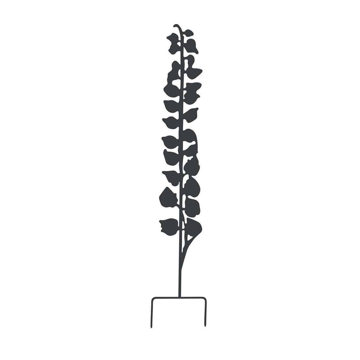 CENTRALE BRICO Déco en métal à planter Physalis - 9x70 cm - anthracite