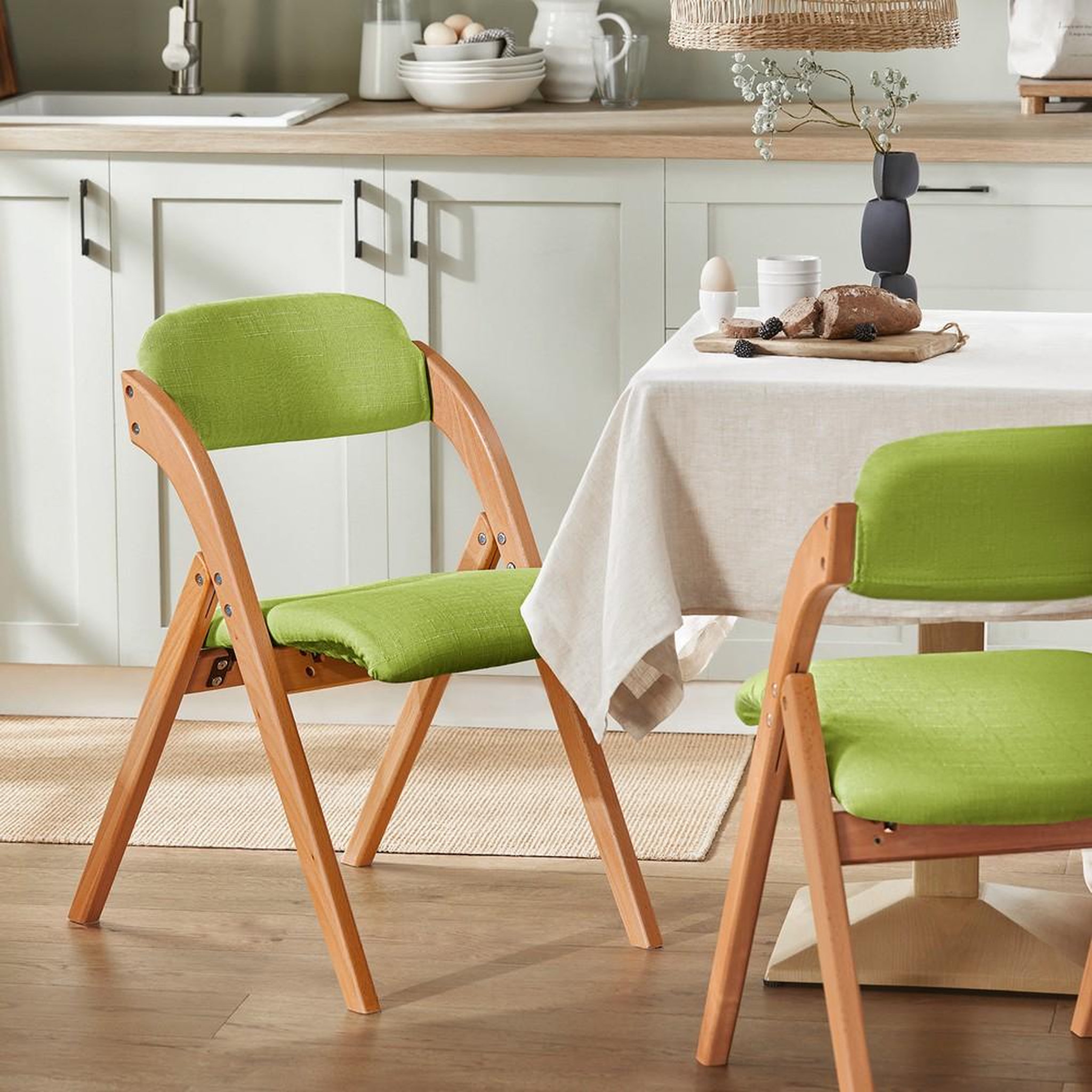 Voir la diapositive 2 : SOBUY SoBuy - Chaise Pliante ergonomique rembourrée - Nordique - FST92