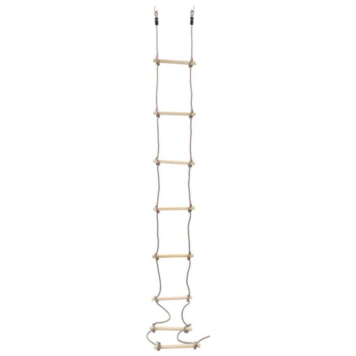 VIDAXL Echelle de corde pour enfants 290 cm Bois