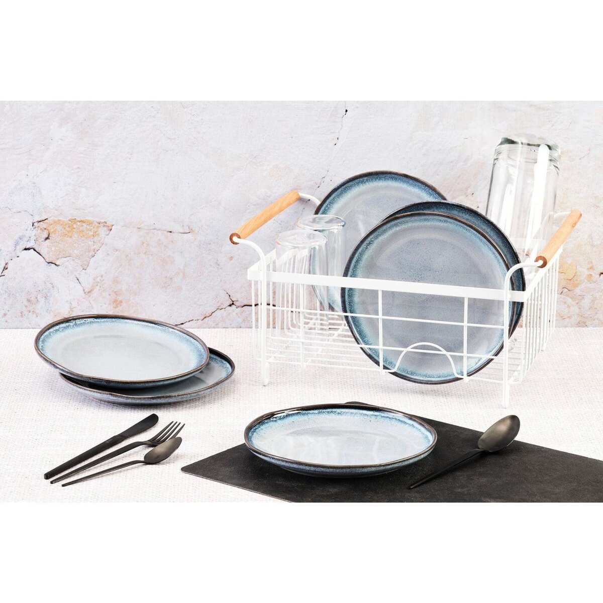 BJORN Assiette GENESIS Ø20,5cm - 6 pièces - Mer