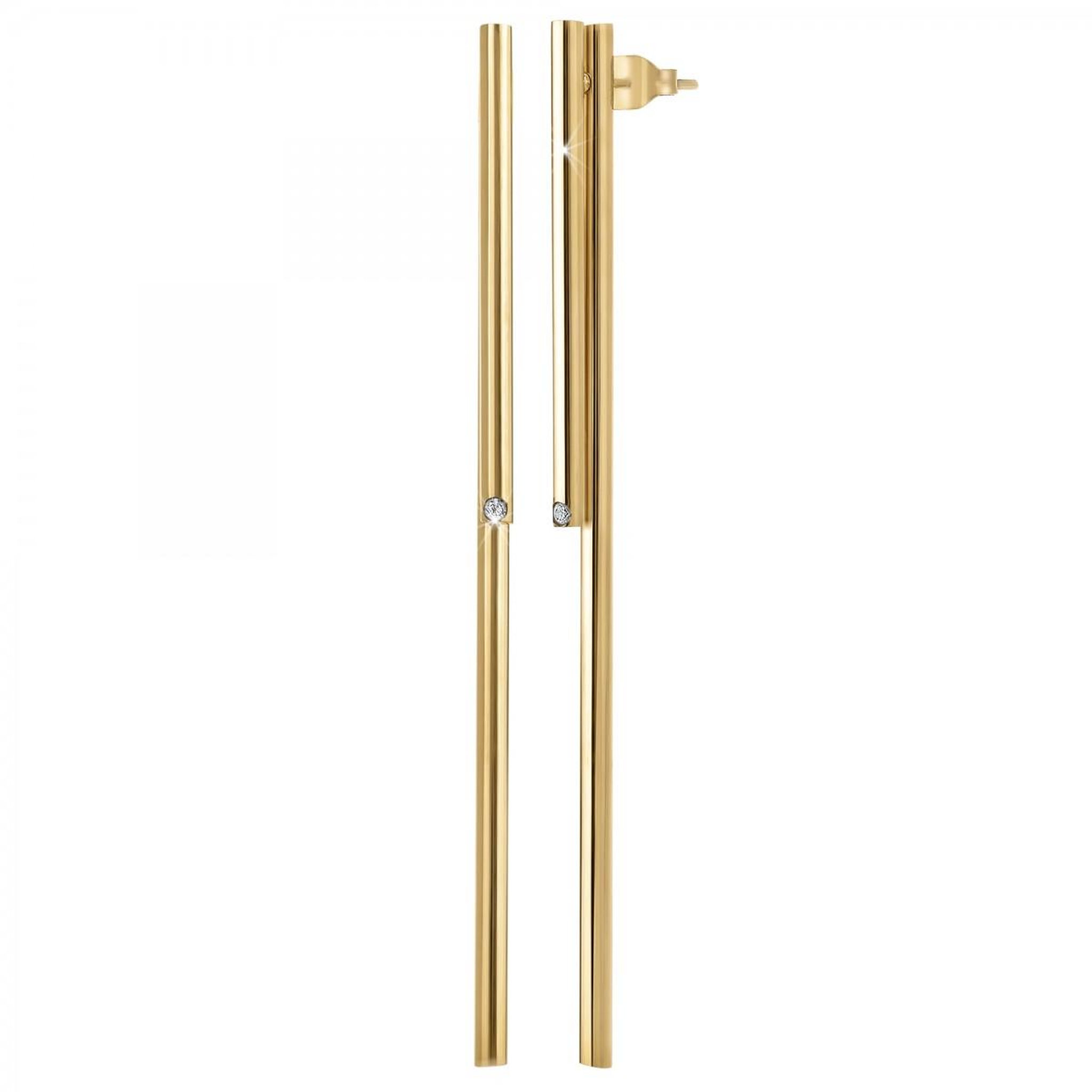 SC BOHEME Boucles d'oreilles SC Bohème ornées d'un véritable diamant blanc