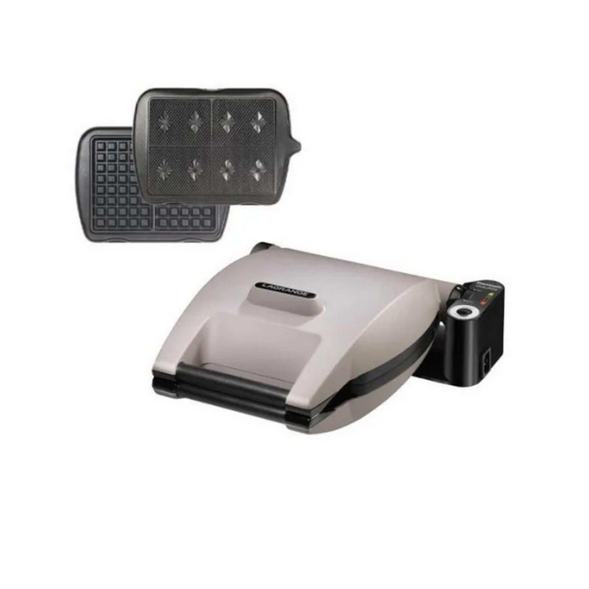 Voir la diapositive 3 : LAGRANGE Gaufrier 1200w gris - 019233