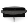 Voir la diapositive 4 : Paris Prix Lot de 2 Tables Basses Design  Armango  90cm Noir Marbré
