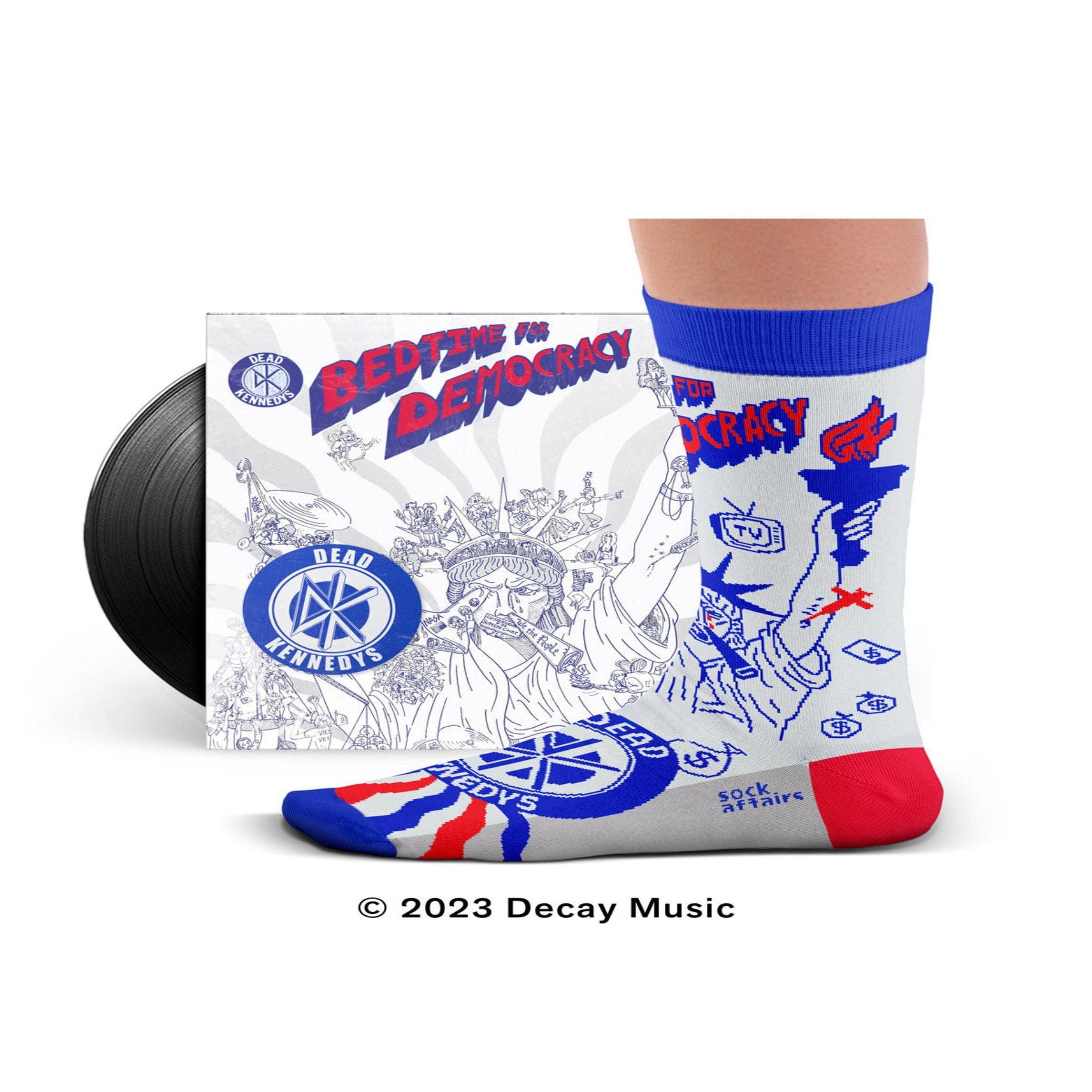 Voir la diapositive 4 : SOCK AFFAIRS Chaussettes dead kennedys, bedtime for democracy