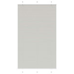 VIDAXL Store plisse gris clair 115x200cm largeur du tissu 114,4cm