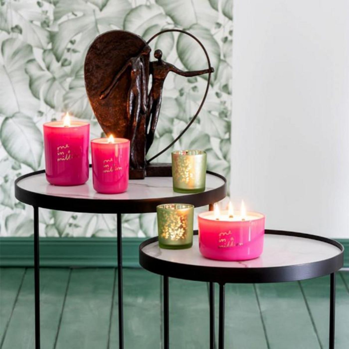 Paris Prix Statuette Déco  Coupe Demi Cœur  31cm Marron