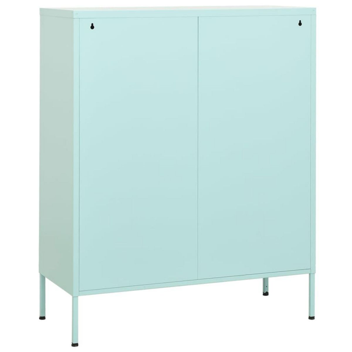 VIDAXL Armoire de rangement Vert menthe 80x35x101,5 cm Acier