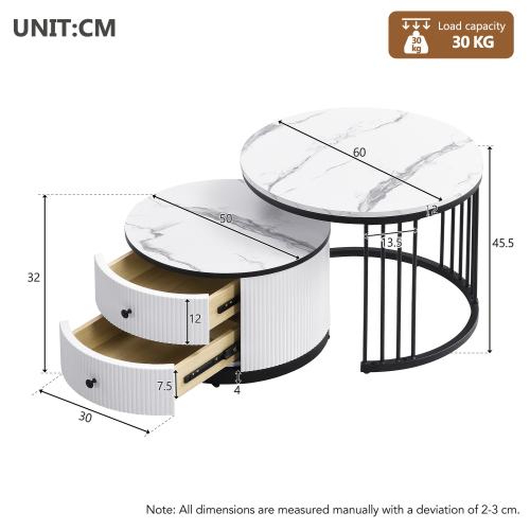 Voir la diapositive 3 : MERAX Table basse