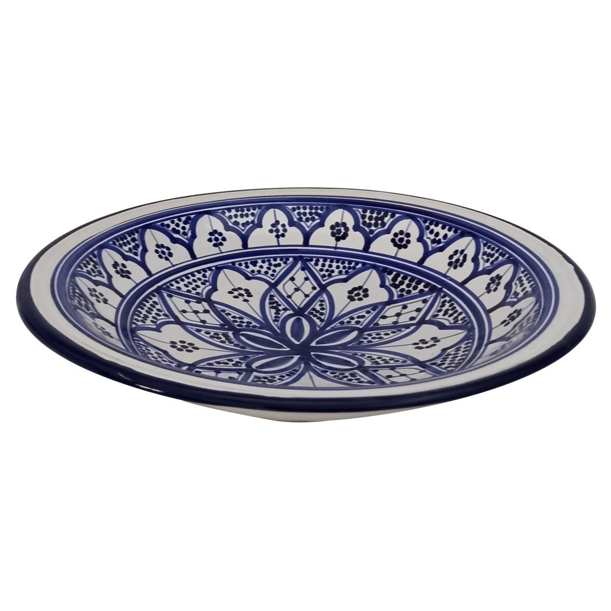 Plat à couscous en faience 33 cm