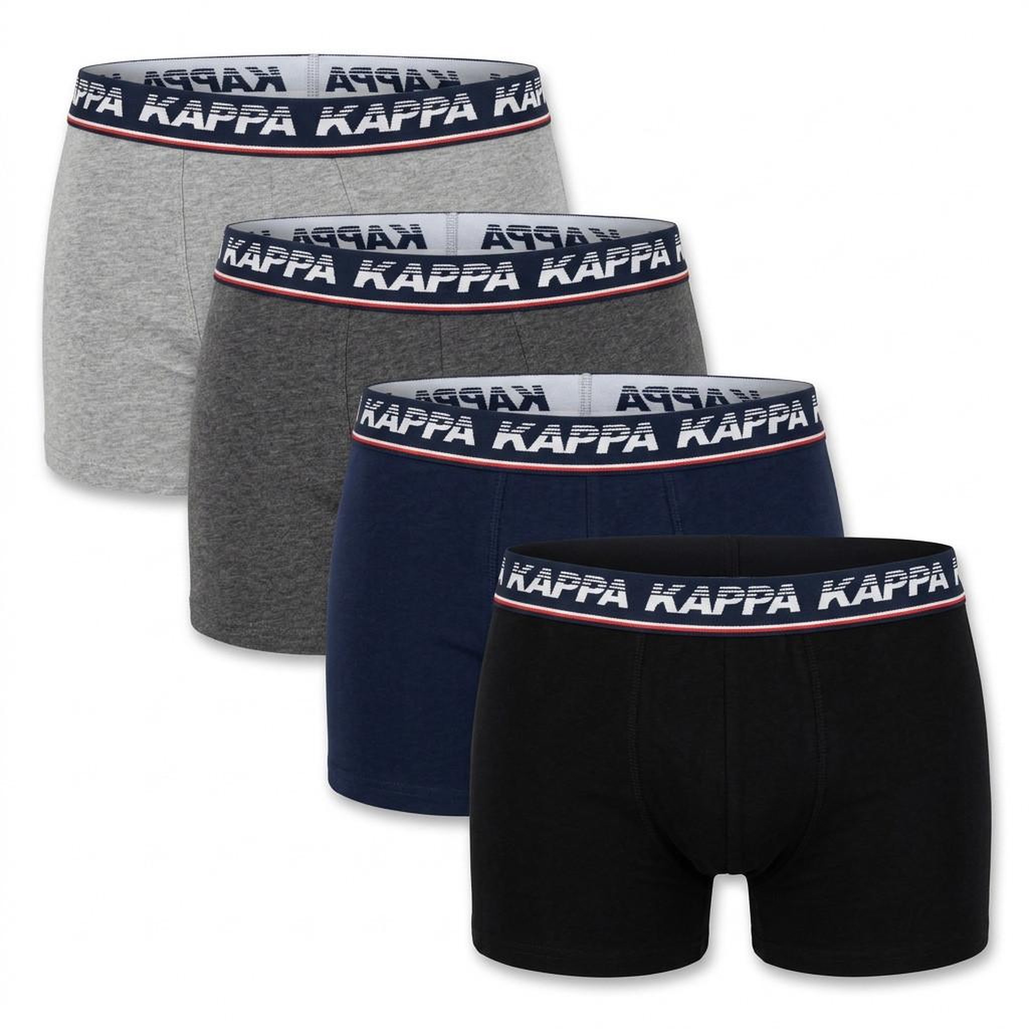 Voir la diapositive 1 : KAPPA KAPPA Boxers Homme Pack de 4 (Lot) - Coton, Coffret Cadeau