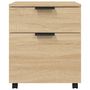 Voir la diapositive 3 : VIDAXL Classeur mobile avec roues Chene sonoma 45x38x54 cm