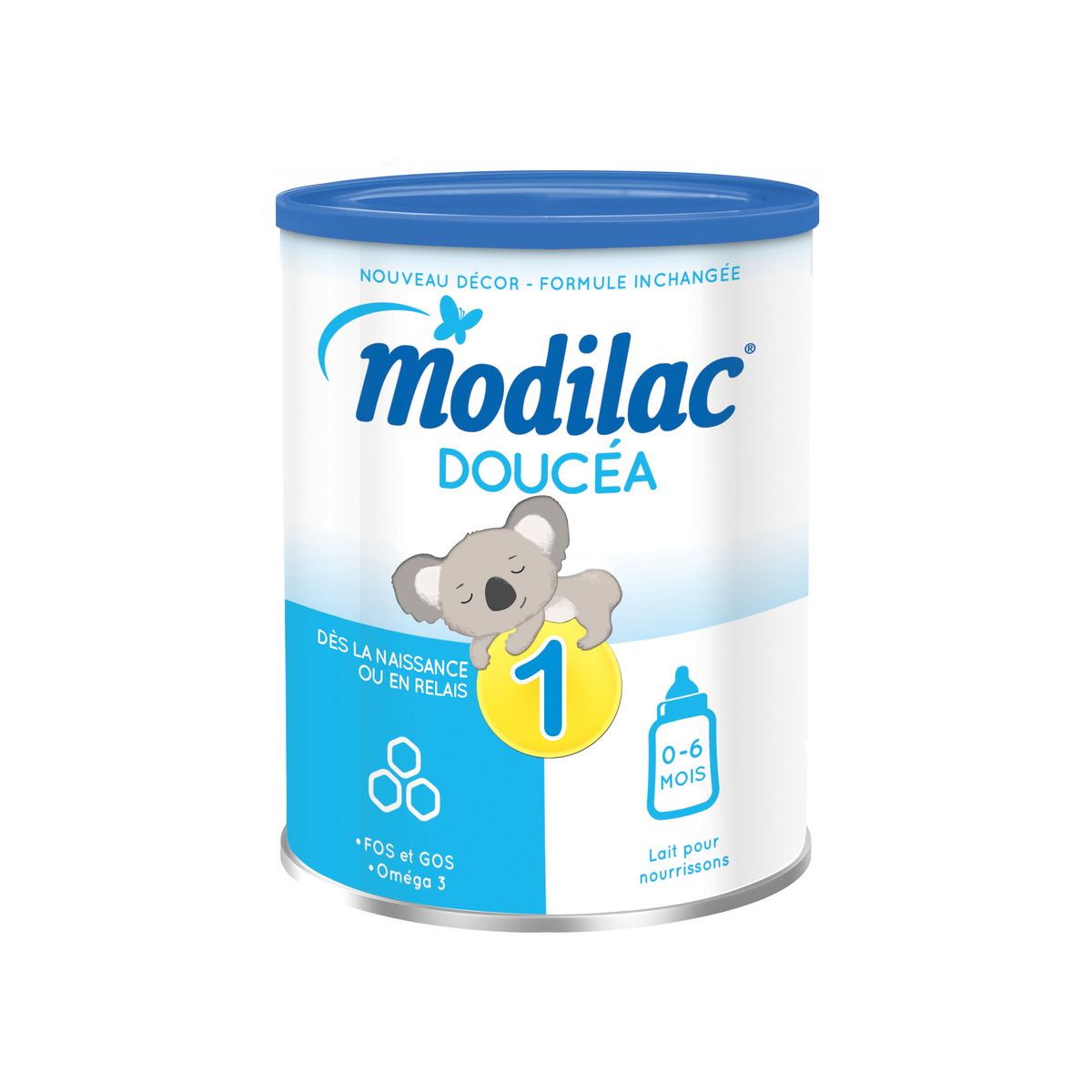 MODILAC DOUCÉA Lait infantile 1er âge - Dès la naissance Standard Poudre 900g