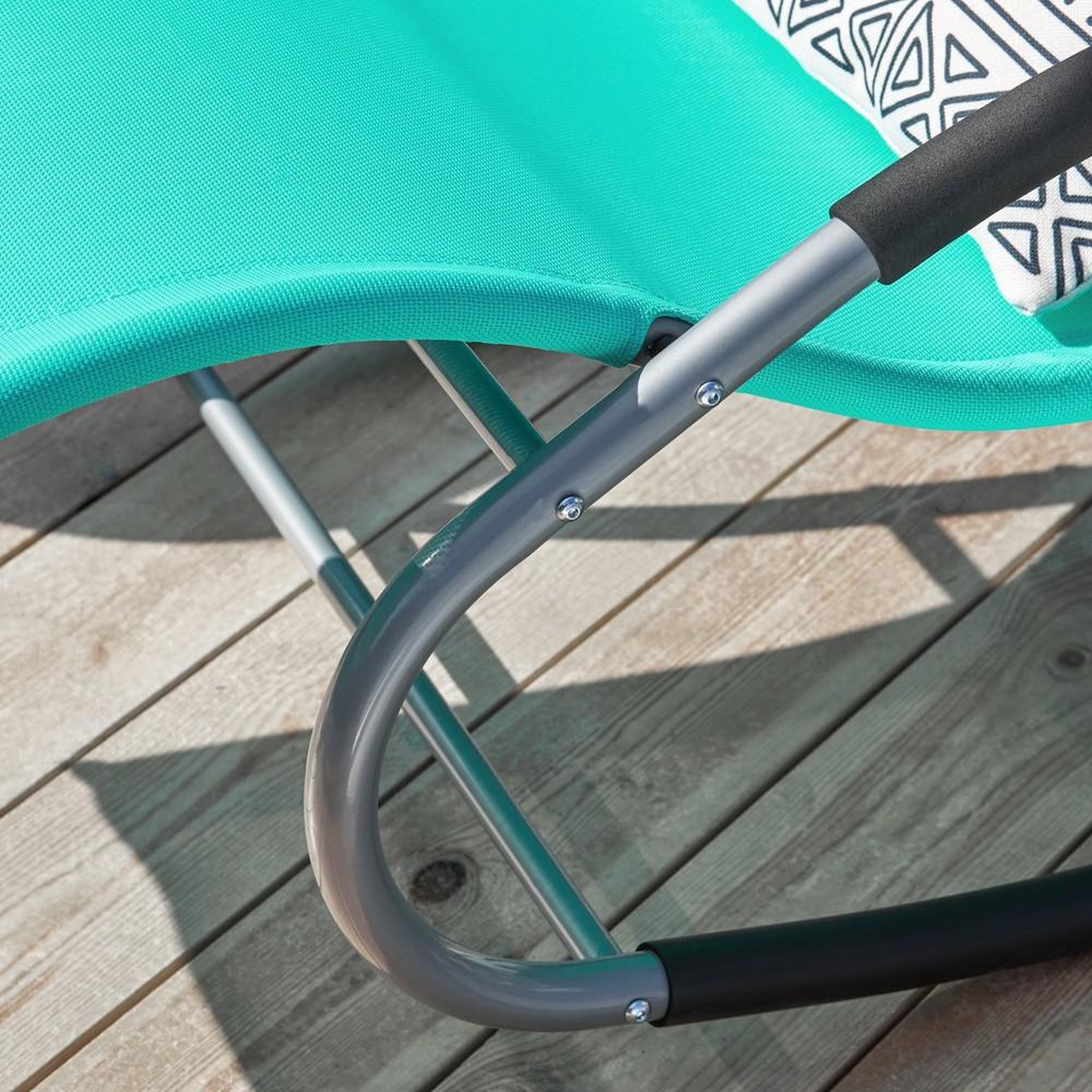 Voir la diapositive 5 : SOBUY SoBuy - Fauteuil À Bascule De Jardin pliable - Moderne - OGS28