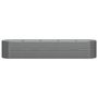 Voir la diapositive 3 : VIDAXL Lit sureleve de jardin Acier enduit de poudre 368x80x68 cm gris