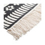 Voir la diapositive 3 : ATMOSPHERA Tapis Déco à Franges  Pailo  120x170cm Noir & Blanc