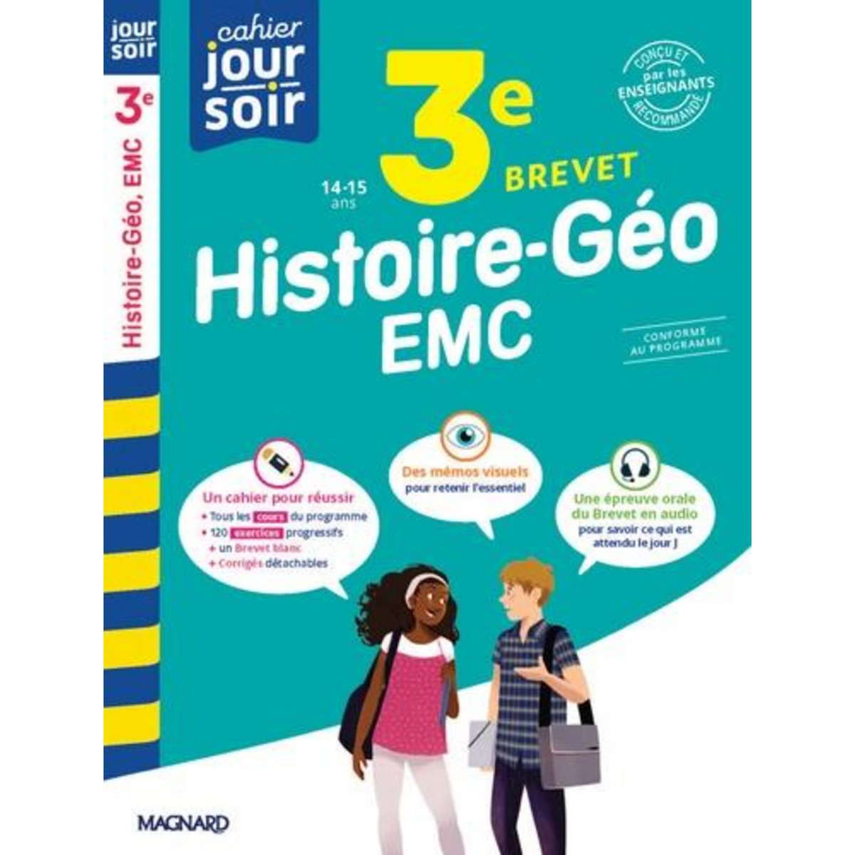 HISTOIRE-GEO-EMC 3E BREVET. EDITION 2025, Daboval Nadine