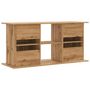 Voir la diapositive 6 : VIDAXL Support d aquarium chêne artisanal 121x41x58 cm bois ingénierie