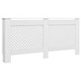 Voir la diapositive 3 : VIDAXL Cache-radiateurs 2 pcs Blanc 172x19x81,5 cm MDF