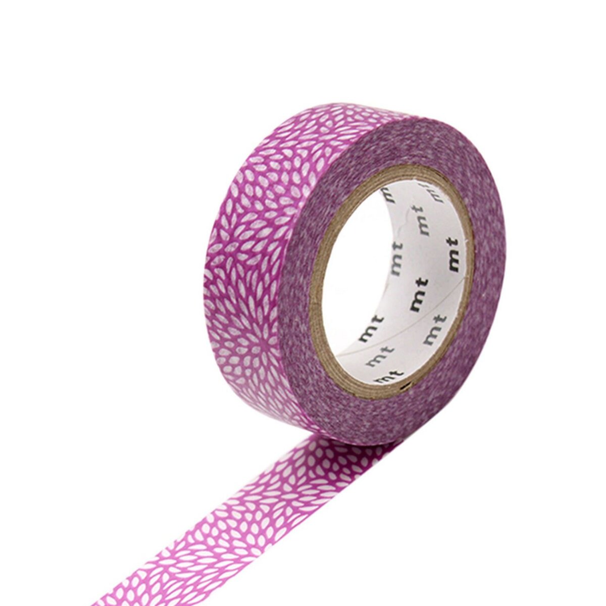 Masking Tape (MT) Masking tape fleur de riz - Fuchsia - 1,5 cm x 7 m