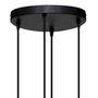 Voir la diapositive 3 : ATMOSPHERA Lampe Suspension 4 Têtes  Alak  80cm Noir