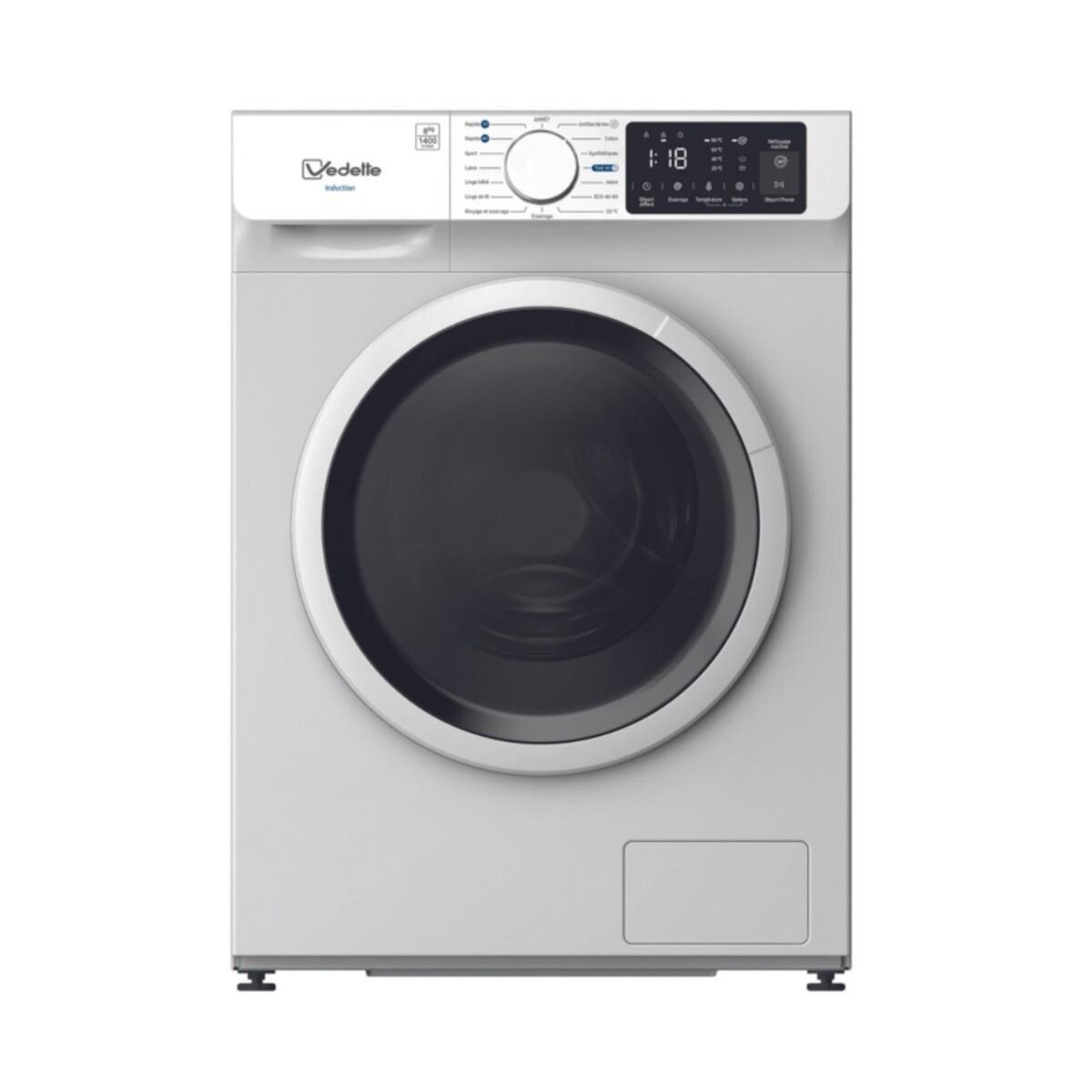 Vedette Lave-linge frontal 8kg 1400 tours/min - LFVQ384W