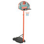 Voir la diapositive 1 : VIDAXL Ensemble de basket portable réglable 180 230 cm