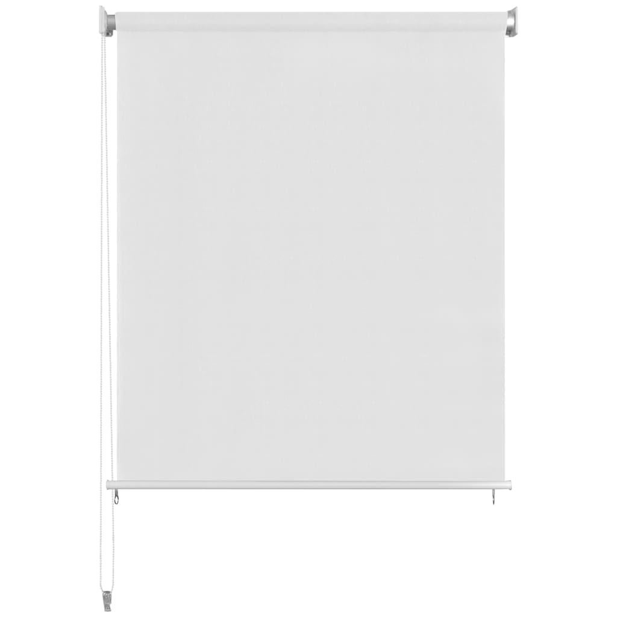 Voir la diapositive 2 : VIDAXL Store roulant d'exterieur blanc 85 (l) x 140 (h) cm hdpe