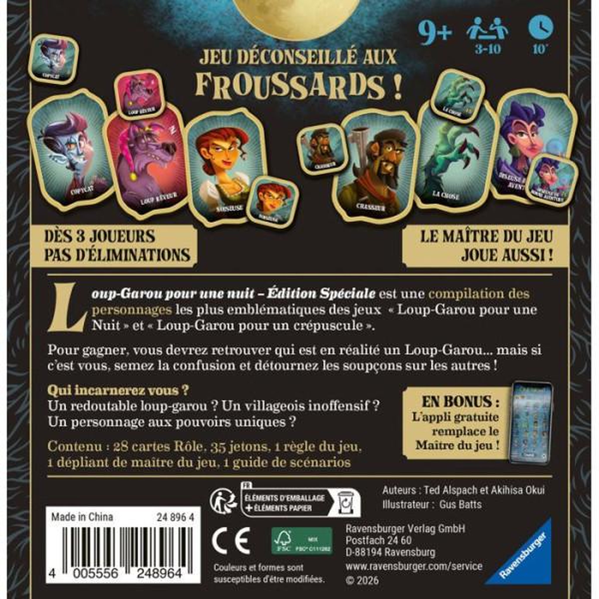 Voir la diapositive 3 : RAVENSBURGER Best of Loup Garou pour une nuit