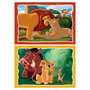Voir la diapositive 2 : RAVENSBURGER Puzzle le roi lion disney animal friends 2x24p