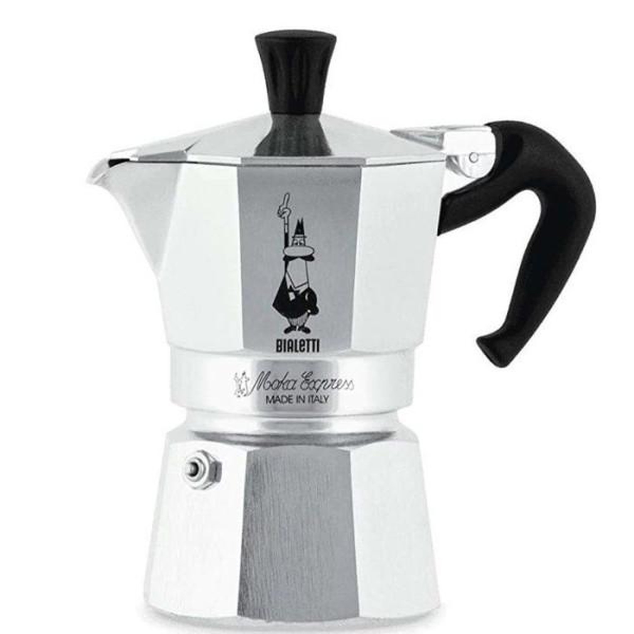 Voir la diapositive 1 : BIALETTI Cafetiere italienne - BIALETTI - Moka Express - Tous feux sauf induction - 2 tasses - 90 ml - Inox