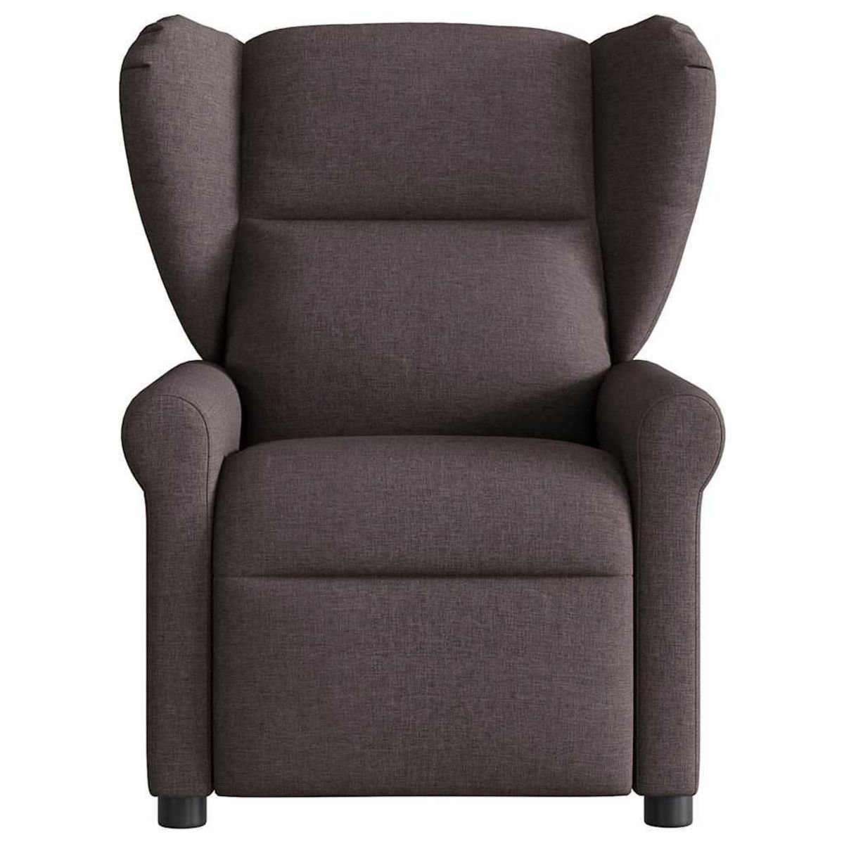 VIDAXL Fauteuil de massage inclinable Marron fonce Tissu