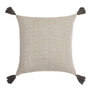 Voir la diapositive 1 : Paris Prix Coussin Déco à Pompons  Manolo  45x45cm Naturel