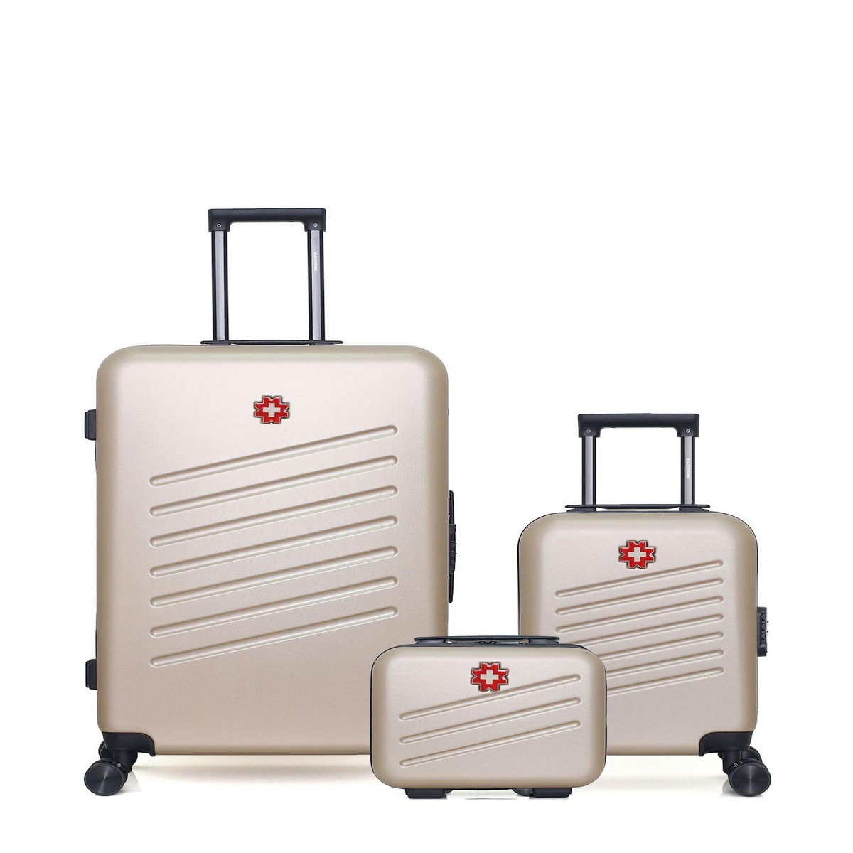 SWISS KOPPER SWISS KOPPER - LOT DE 3 - Valises grand format, cabine XXS et vanity ZURICH