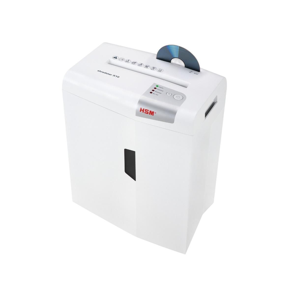 Hsm Destructeur de documents 10 feuilles coupe particules 4.5x30mm - 1045111