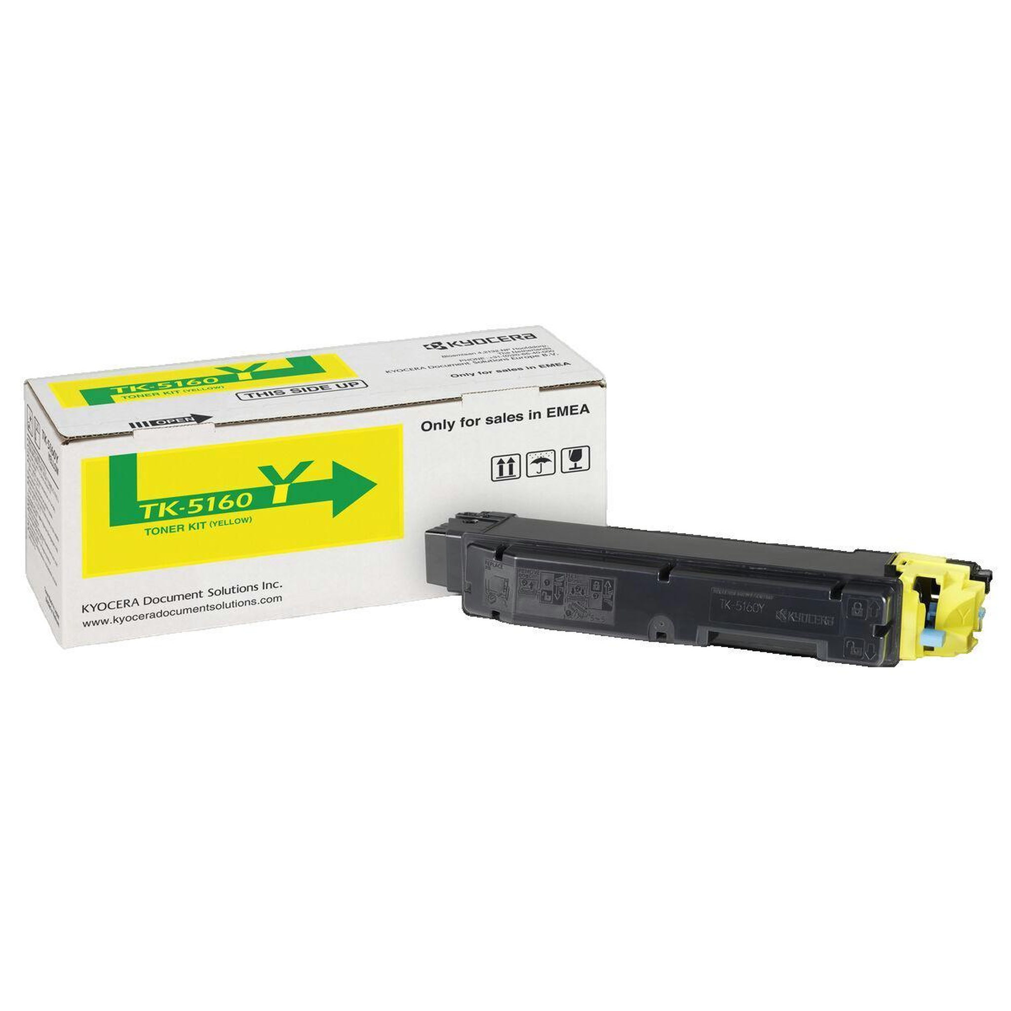 Voir la diapositive 2 : Kyocera Toner Kyocera TK-5160Y Jaune