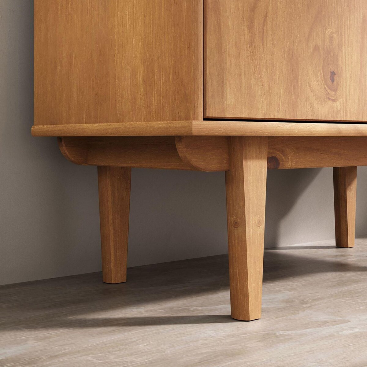 IDIMEX Buffet haut SIMONA H 188 cm en bois massif