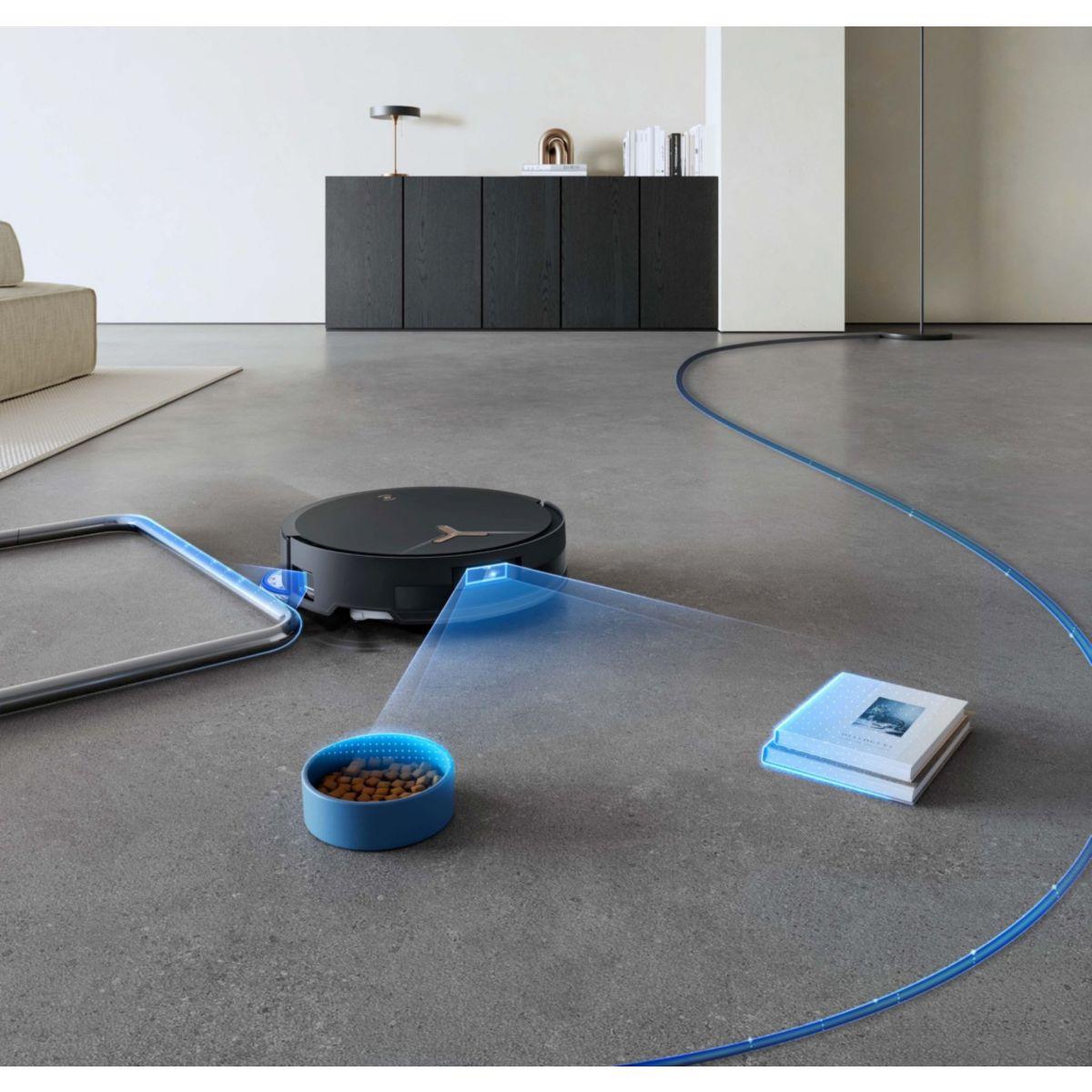 Voir la diapositive 3 : ECOVACS Robot Aspirateur Laveur Deebot T50 Max Pro Omni Gen 2 EU noir