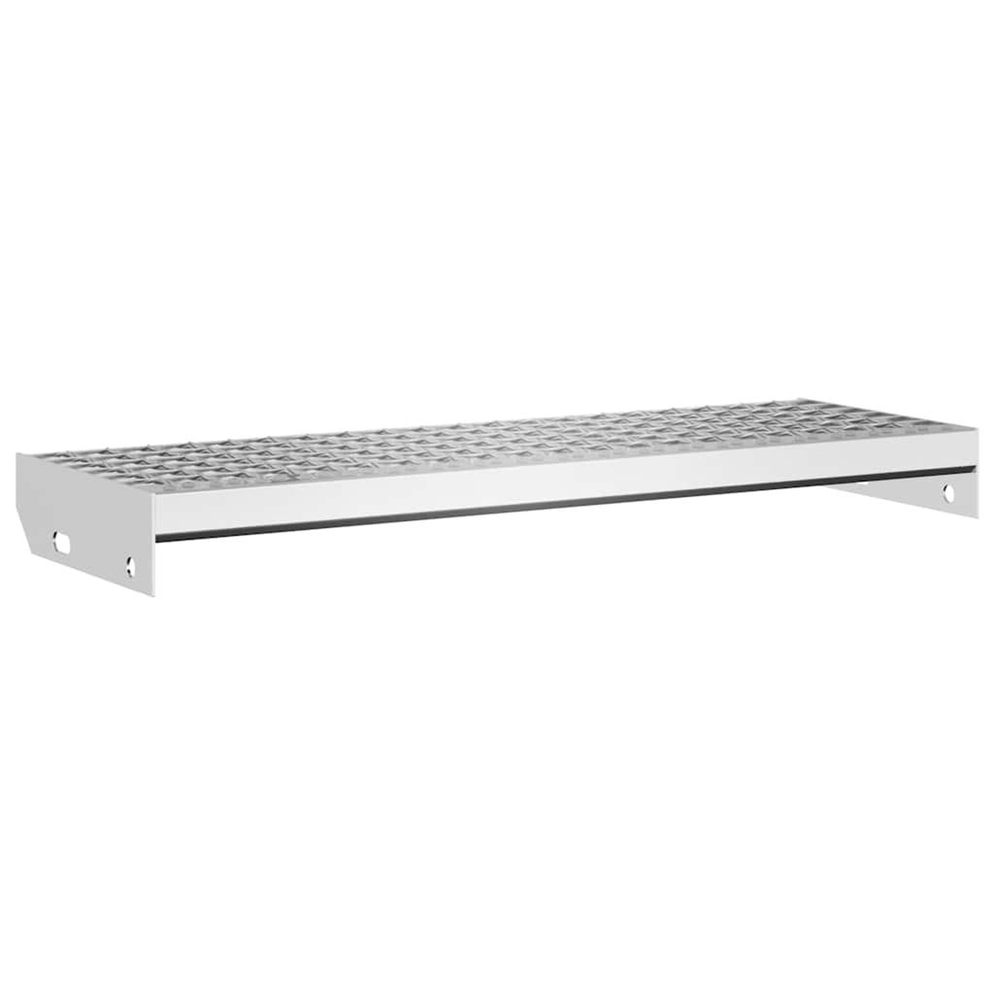 Voir la diapositive 2 : VIDAXL Escalier en caillebotis 70x24x7 cm acier galvanise