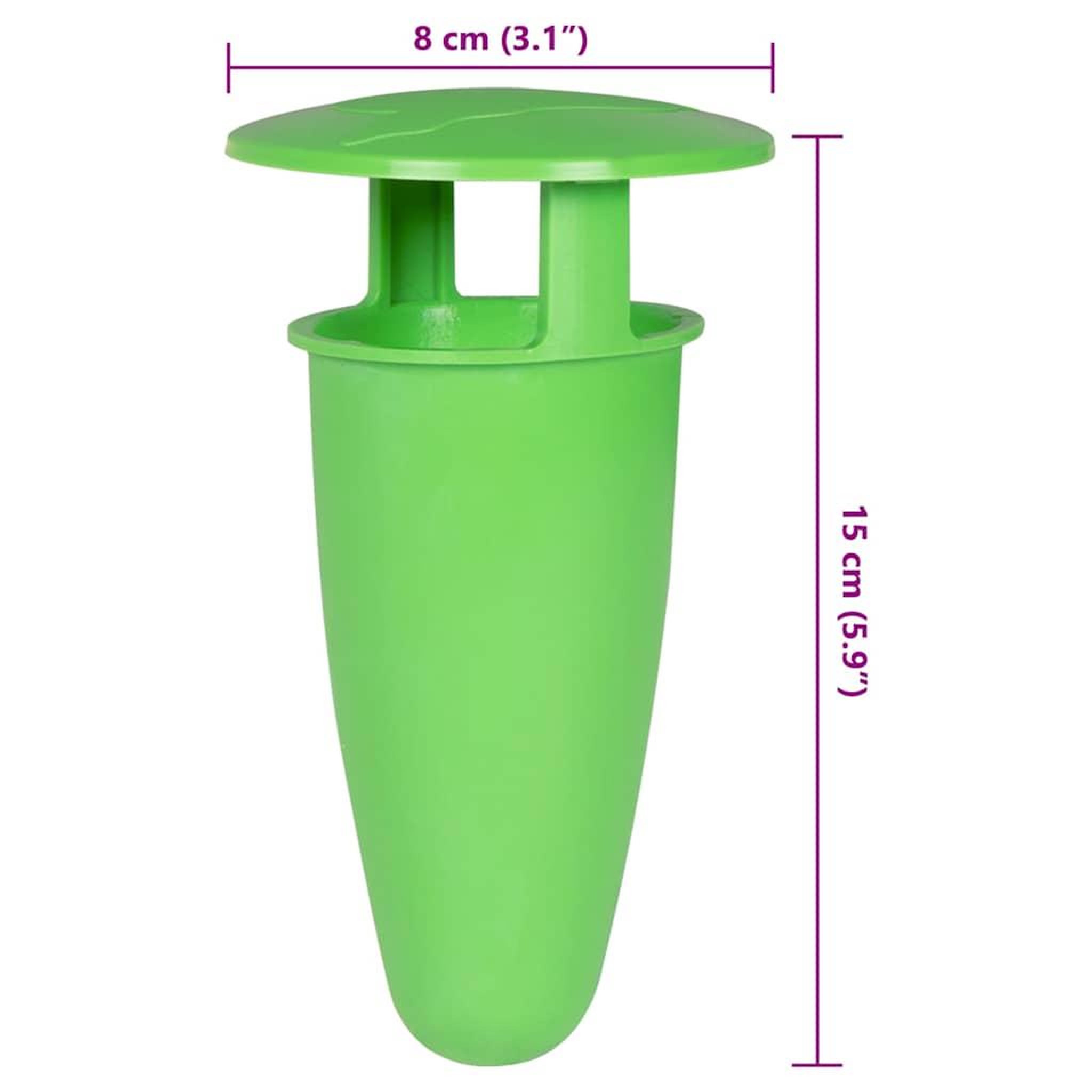 Voir la diapositive 5 : VIDAXL Pieges a limaces et escargots 8 pcs vert